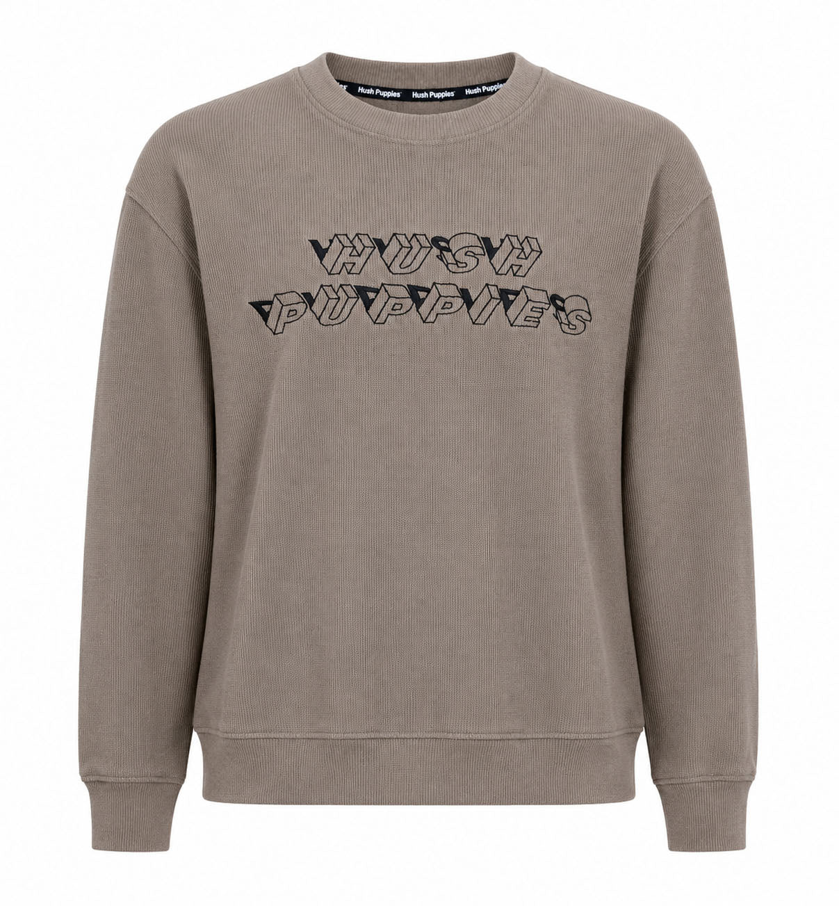 Men's Dense Micro-Rib Knit Graphic Pullover