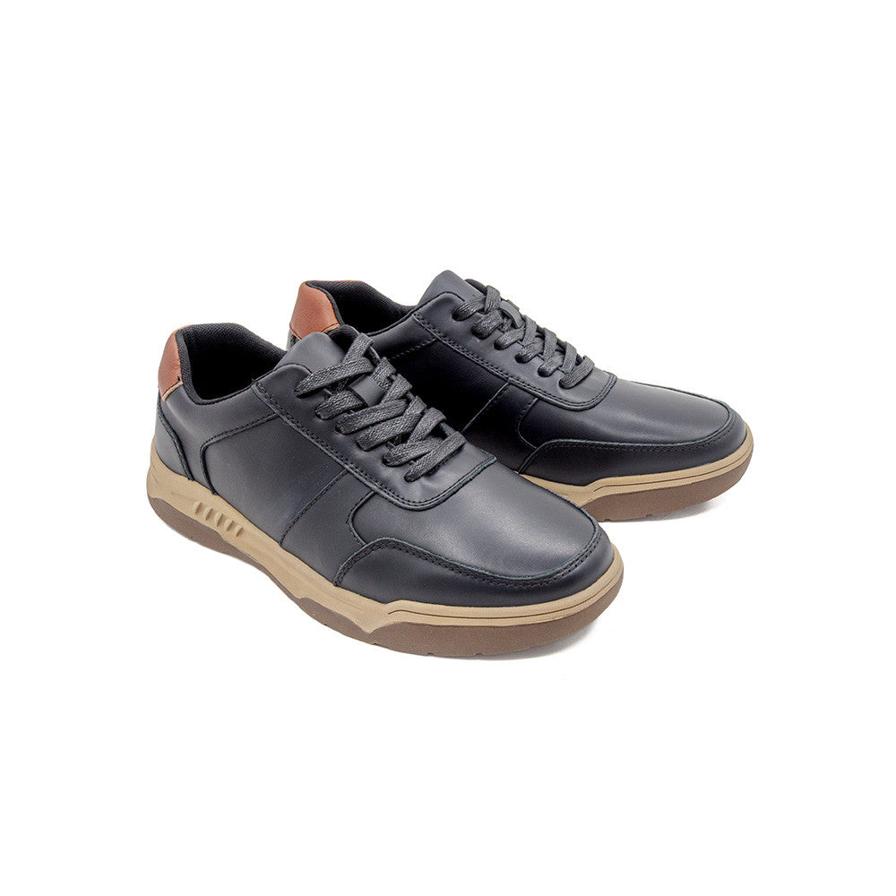 Hush Puppies Men's Shoes Walker Lace Up ZI60215 (Brown/ Black/Khaki)