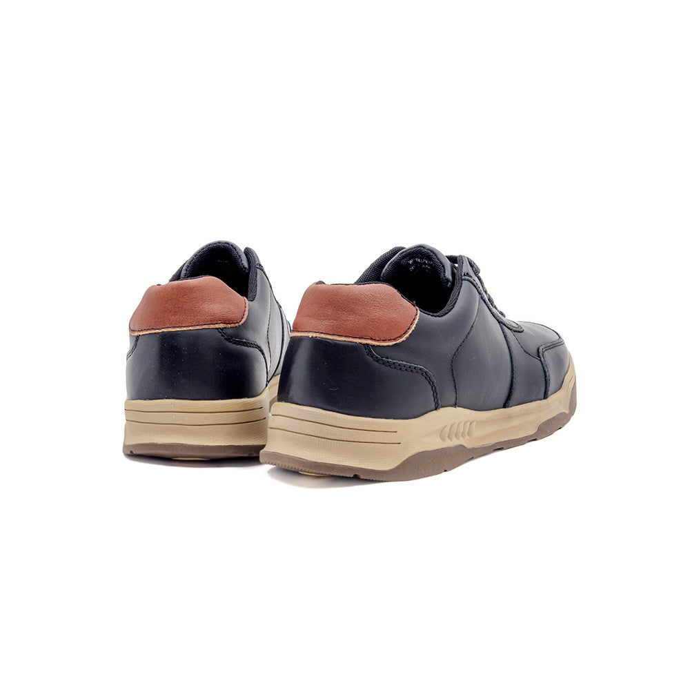 Hush Puppies Men's Shoes Walker Lace Up ZI60215 (Brown/ Black/Khaki)