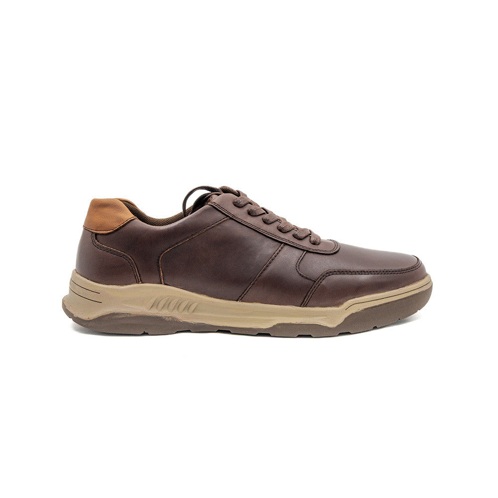 Hush Puppies Men's Shoes Walker Lace Up ZI60215 (Brown/ Black/Khaki)