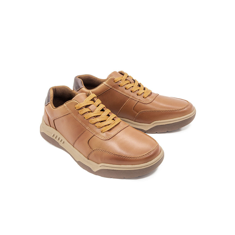 Hush Puppies Men's Shoes Walker Lace Up ZI60215 (Brown/ Black/Khaki)