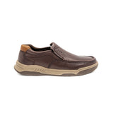 Hush Puppies Men's Shoes Walker Mocc Slip On ZI60216 (Brown/ Black/Khaki)