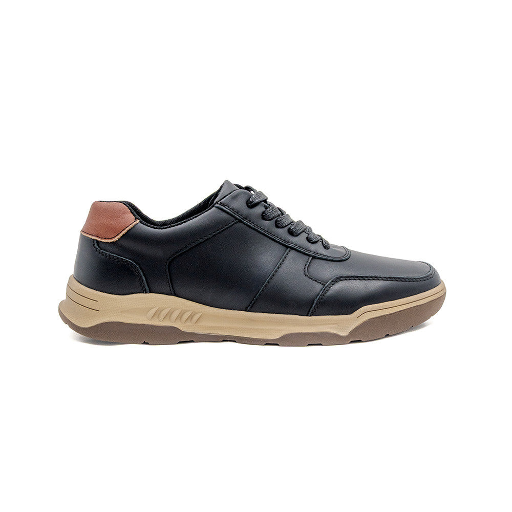 Hush Puppies Men's Shoes Walker Lace Up ZI60215 (Brown/ Black/Khaki)