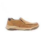 Hush Puppies Men's Shoes Walker Mocc Slip On ZI60216 (Brown/ Black/Khaki)