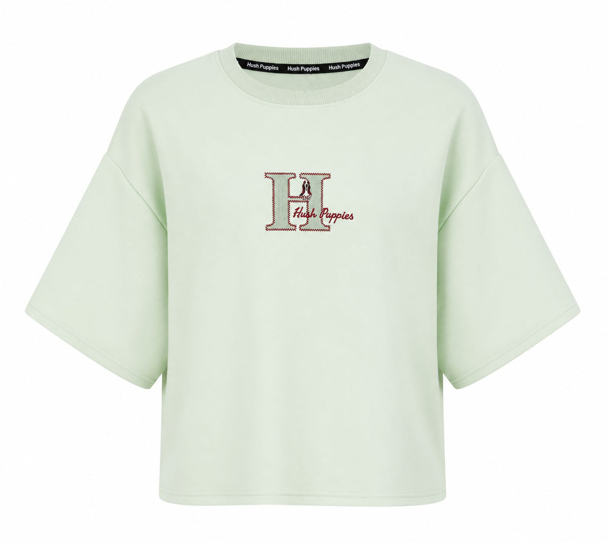 Ladies H Embroidery Oversized Tee