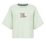 Ladies H Embroidery Oversized Tee